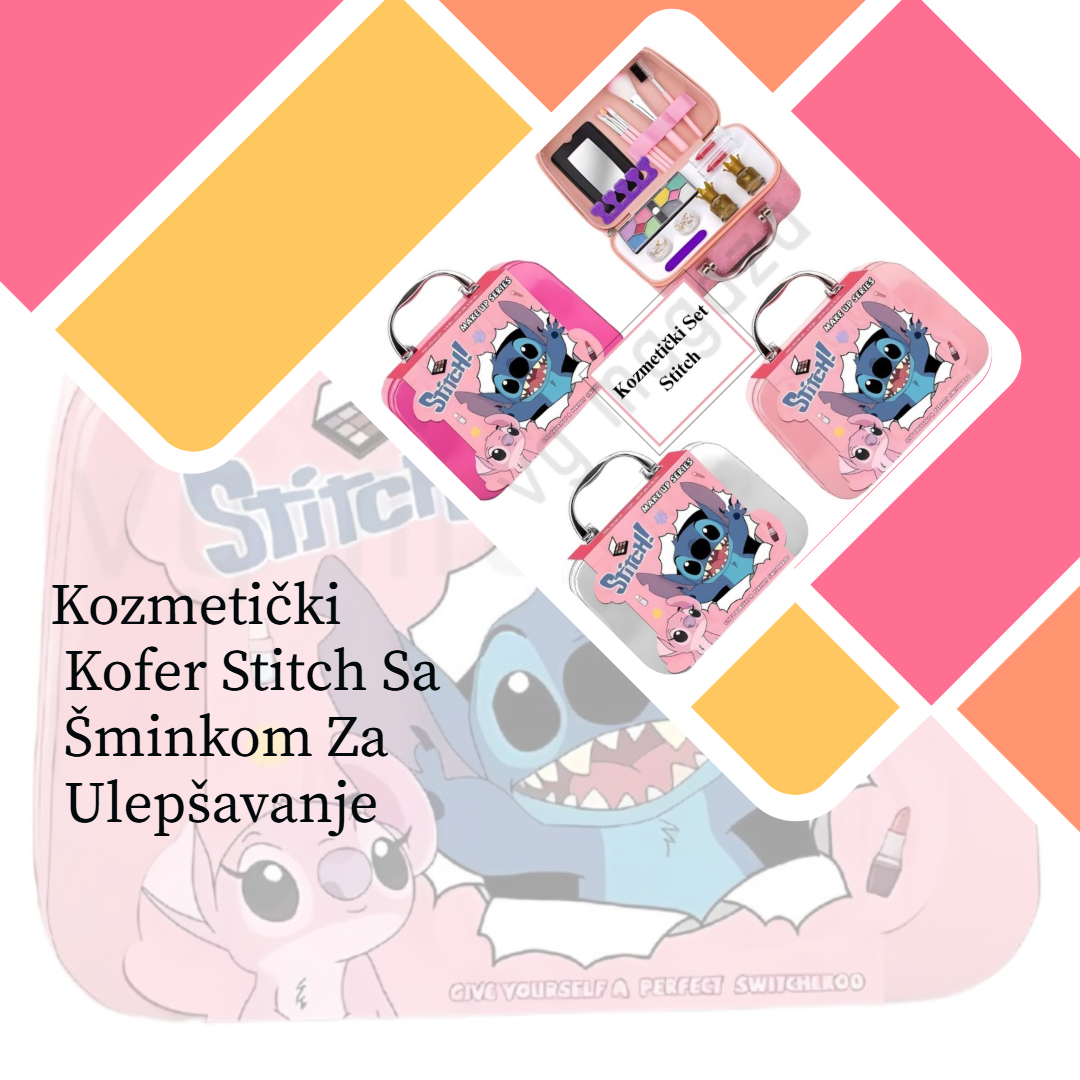 Kozmetički Kofer Stitch Sa Šminkom Za Ulepšavanje