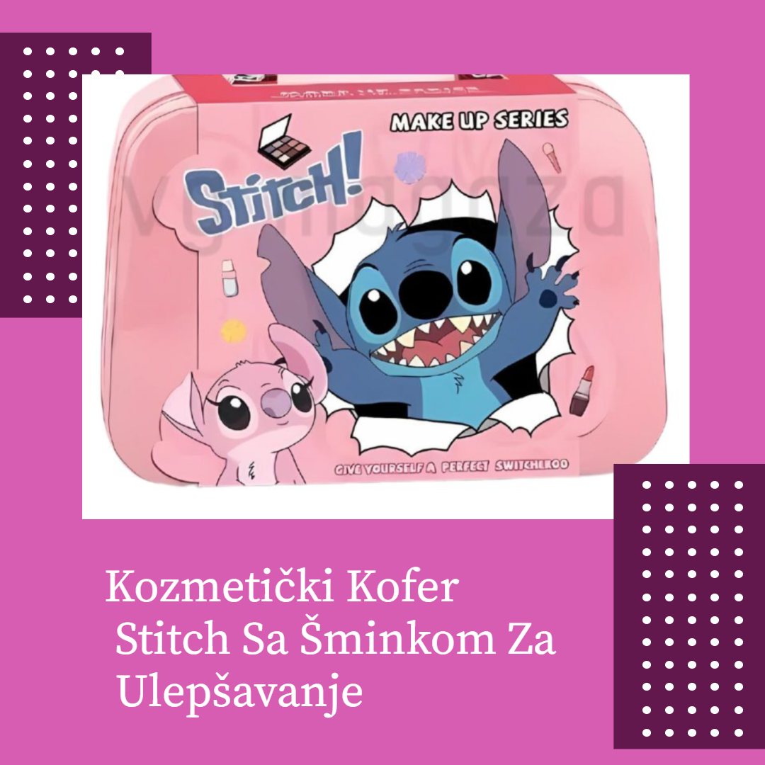 Kozmetički Kofer Stitch Sa Šminkom Za Ulepšavanje