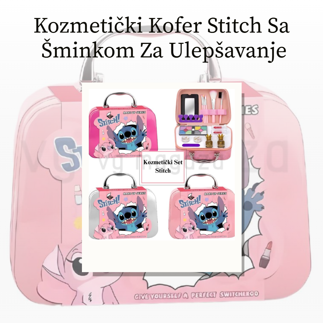 Kozmetički Kofer Stitch Sa Šminkom Za Ulepšavanje